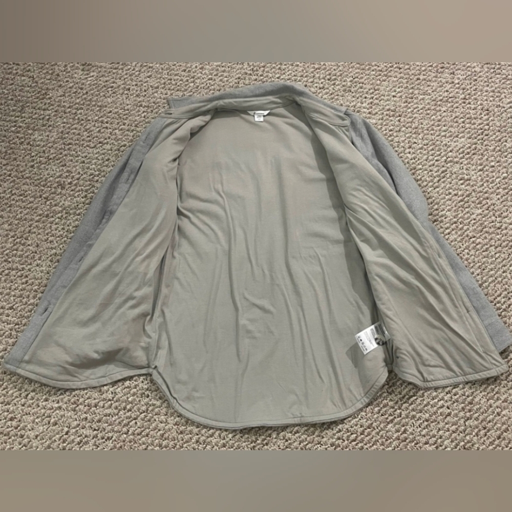 Women's Ripzone Beige Button-Up Shacket Large - Picture 2 of 3